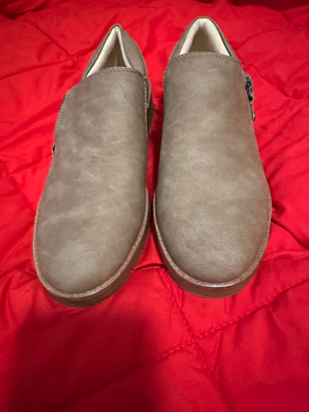 Life Stride  Slip-On Loafers in Taupe Gray